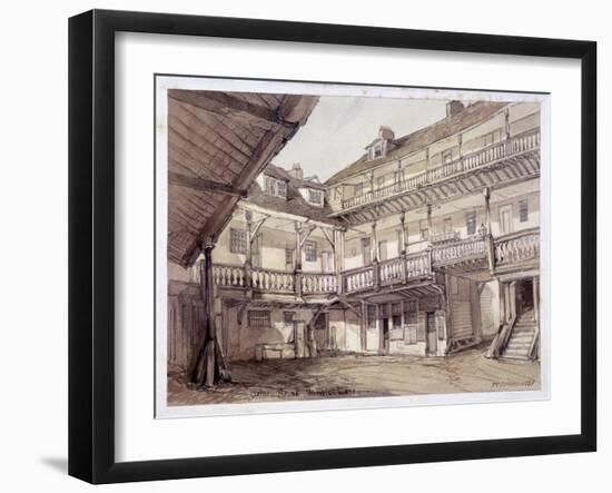 Courtyard of the Oxford Arms Inn, Warwick Lane, London, 1851-Thomas Colman Dibdin-Framed Giclee Print