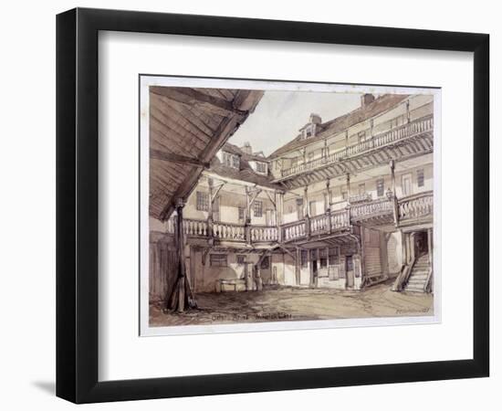 Courtyard of the Oxford Arms Inn, Warwick Lane, London, 1851-Thomas Colman Dibdin-Framed Giclee Print