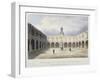 Courtyard of the Royal Exchange, City of London, 1838-Charles Bigot-Framed Giclee Print