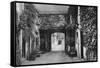 Courtyard of the Saracen's Head Inn, Southwell, Nottinghamshire, 1924-1926-null-Framed Stretched Canvas