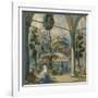 Courtyard of the Sultan Bayezid Mosque in Constantinople-Amedeo Preziosi-Framed Giclee Print