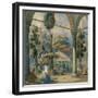 Courtyard of the Sultan Bayezid Mosque in Constantinople-Amedeo Preziosi-Framed Giclee Print