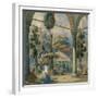 Courtyard of the Sultan Bayezid Mosque in Constantinople-Amedeo Preziosi-Framed Giclee Print