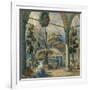 Courtyard of the Sultan Bayezid Mosque in Constantinople-Amedeo Preziosi-Framed Giclee Print