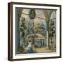 Courtyard of the Sultan Bayezid Mosque in Constantinople-Amedeo Preziosi-Framed Giclee Print