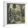 Courtyard of the Sultan Bayezid Mosque in Constantinople-Amedeo Preziosi-Framed Giclee Print