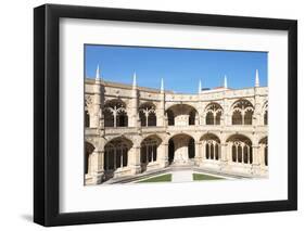 Courtyard of the Two-Storied Cloister, Mosteiro Dos Jeronimos (Monastery of the Hieronymites)-G&M Therin-Weise-Framed Photographic Print