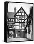 Courtyard of the Unicorn Inn, Shrewsbury, Shropshire, England, 1924-1926-Herbert Felton-Framed Stretched Canvas