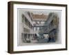 Courtyard of the White Hart Inn, Borough High Street, Southwark, London, C1860-Charles Wilkinson-Framed Giclee Print