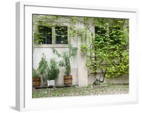 Courtyard off Psoriases, Graz, Styria, Austria-Walter Bibikow-Framed Photographic Print