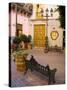 Courtyard Outside of a Coffee Shop, Guanajuato, Mexico-Julie Eggers-Stretched Canvas