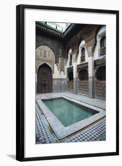 Courtyard, Sahrij Madrasa-null-Framed Giclee Print