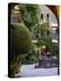 Courtyard, San Miguel De Allende, Mexico-Alice Garland-Stretched Canvas