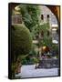 Courtyard, San Miguel De Allende, Mexico-Alice Garland-Framed Stretched Canvas