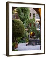 Courtyard, San Miguel De Allende, Mexico-Alice Garland-Framed Photographic Print