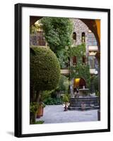 Courtyard, San Miguel De Allende, Mexico-Alice Garland-Framed Photographic Print