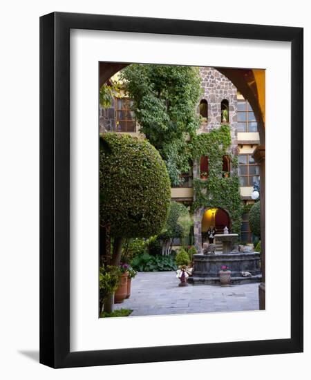 Courtyard, San Miguel De Allende, Mexico-Alice Garland-Framed Photographic Print