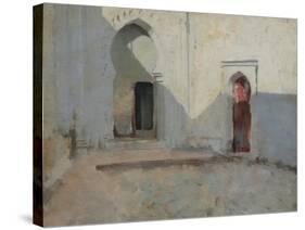 Courtyard, Tetuan, Morocco, 1879-80-John Singer Sargent-Stretched Canvas