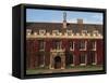 Courtyard, Trinity College, Cambridge, Cambridgeshire, England, United Kingdom, Europe-Steve Bavister-Framed Stretched Canvas