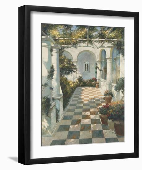 Courtyard Villa II-Vitali Bondarenko-Framed Art Print