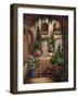 Courtyard Vista-Twindini-Framed Art Print