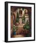 Courtyard Vista-Twindini-Framed Art Print