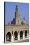 Courtyard with 13th Century Minaret in Background, Mosque of Ahmad Ibn Tulun-null-Stretched Canvas