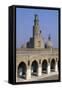 Courtyard with 13th Century Minaret in Background, Mosque of Ahmad Ibn Tulun-null-Framed Stretched Canvas