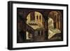 Courtyard with a Staircase, 1730s-Michele Marieschi-Framed Giclee Print