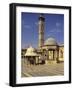 Courtyard with Fountains and Minaret Beyond, Jami'A Zaqarieh Grand Mosque, Aleppo, Syria-Eitan Simanor-Framed Photographic Print