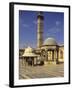 Courtyard with Fountains and Minaret Beyond, Jami'A Zaqarieh Grand Mosque, Aleppo, Syria-Eitan Simanor-Framed Photographic Print