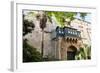 Courtyard with Maltese Balcony and Trees-Eleanor Scriven-Framed Photographic Print