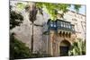 Courtyard with Maltese Balcony and Trees-Eleanor Scriven-Mounted Photographic Print