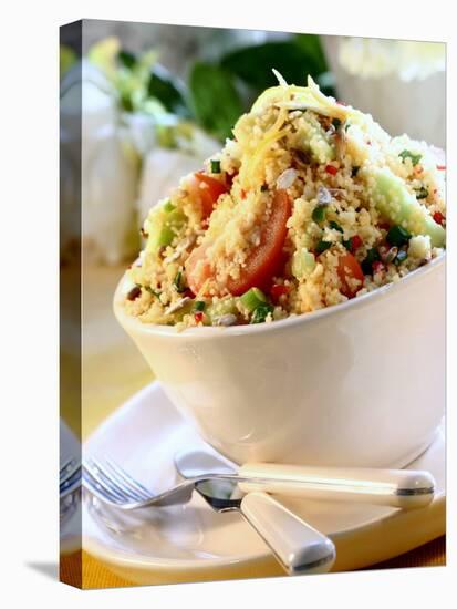Couscous Salad with Vegetables-Dorota & Bogdan Bialy-Stretched Canvas