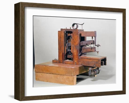 Couseuse, the First Sewing Machine, 1830-Barthelemy Thimonnier-Framed Giclee Print