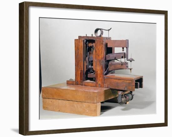 Couseuse, the First Sewing Machine, 1830-Barthelemy Thimonnier-Framed Giclee Print