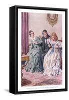 "Cousin Mercy, Will You Have Me for Your Husband? Eh?"-Charles Edmund Brock-Framed Stretched Canvas