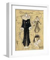 Couture IV-Janet Kruskamp-Framed Art Print