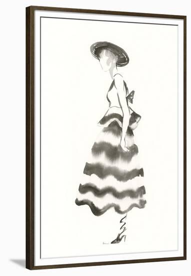 Couture Noir - Crepe-Deborah Pearce-Framed Giclee Print