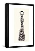 Couture Noir Original II-Emily Adams-Framed Stretched Canvas