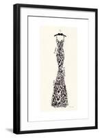 Couture Noir Original II-Emily Adams-Framed Art Print