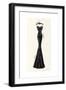 Couture Noir Original IV-Emily Adams-Framed Art Print