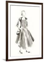 Couture Noir - Satin-Deborah Pearce-Framed Giclee Print