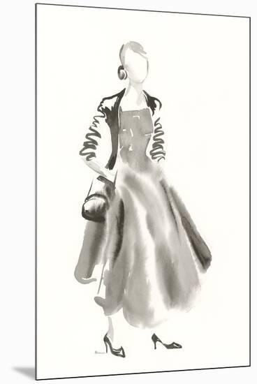 Couture Noir - Satin-Deborah Pearce-Mounted Giclee Print