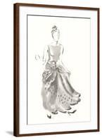 Couture Noir - Taffeta-Deborah Pearce-Framed Giclee Print