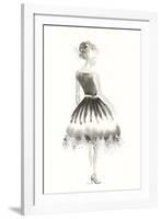 Couture Noir - Tulle-Deborah Pearce-Framed Giclee Print