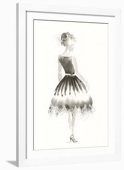 Couture Noir - Tulle-Deborah Pearce-Framed Giclee Print