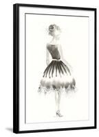 Couture Noir - Tulle-Deborah Pearce-Framed Giclee Print