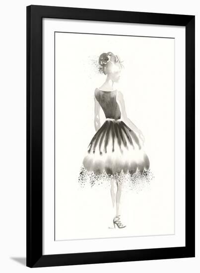 Couture Noir - Tulle-Deborah Pearce-Framed Giclee Print