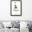 Couture Noir - Tulle-Deborah Pearce-Framed Giclee Print displayed on a wall